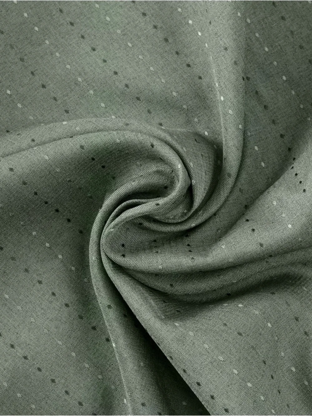 Ricardo Grand Pointe Green Sheer Rod Pocket Valance 54x17 Polyester